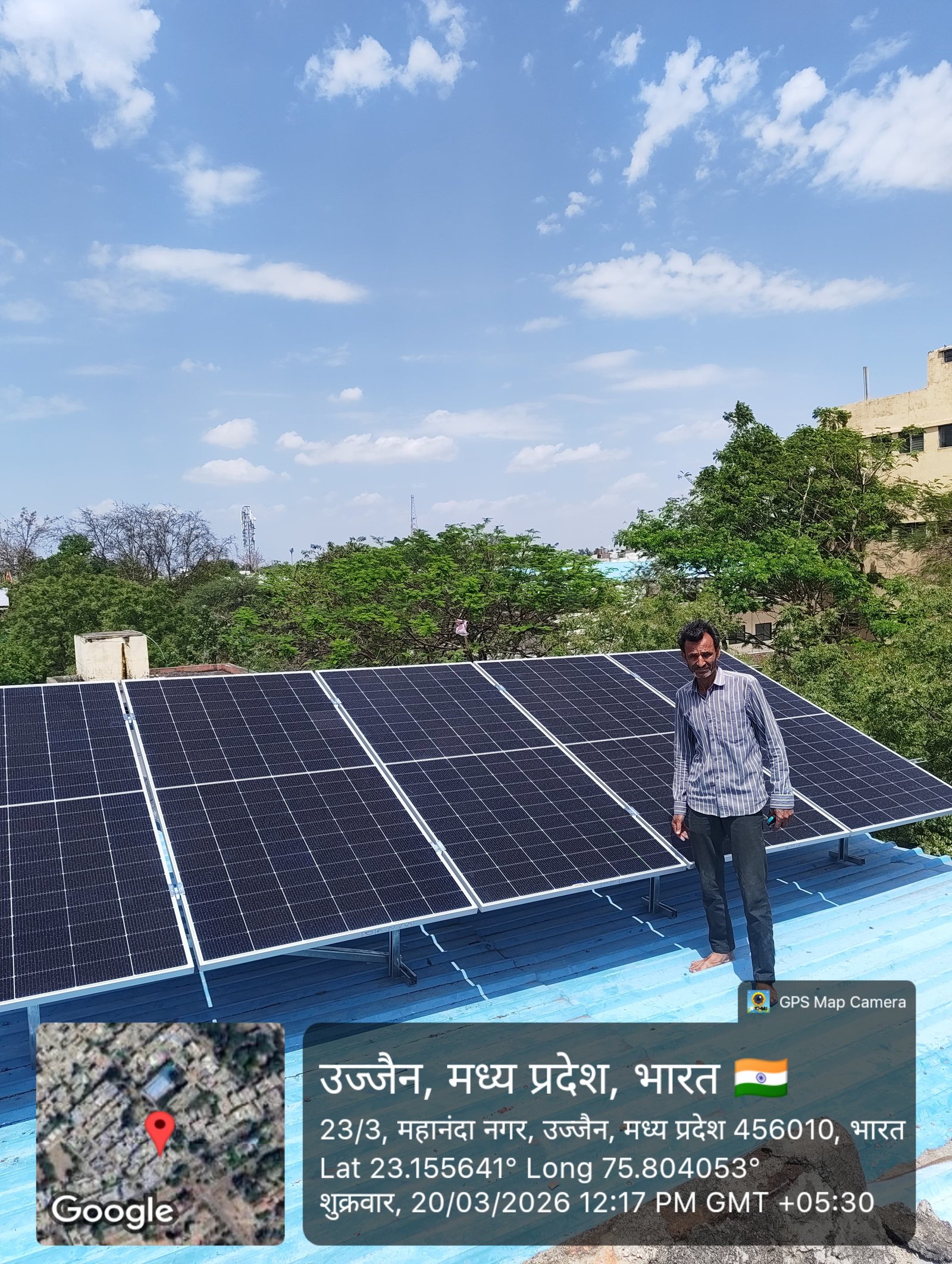 SolarShakty solar customer in Ujjain
